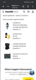 Insta360 X3 Bundle Subacqueo - Pari al nuovo (Inut