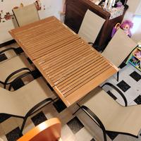 tavolo Foppapedretti e  6 sedie da esterno