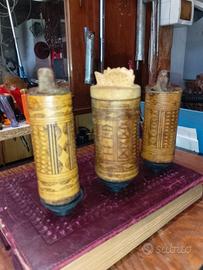 contenitore di  in bambu tribali 3 pezzi