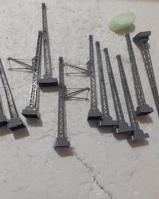 pali catenaria e altri modellismo ferroviario h0 