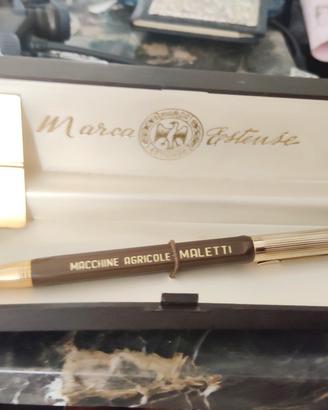 Penna vintage Marca Estense con cofanetto 