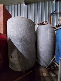 Cisterna in ferro zincata