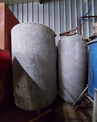 Cisterna in ferro zincata