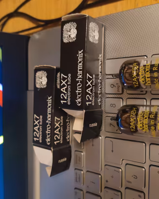 Coppia valvole Electro Harmonics 12AX7