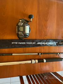Canna Shimano Speedmaster + Mulinello Elettr. 4000