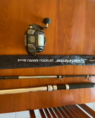 Canna Shimano Speedmaster + Mulinello Elettr. 4000