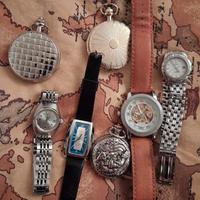 lotto orologi meccanici polso e tasca meccan.vari 