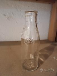 Bottoglie latte vintage originali anni '60