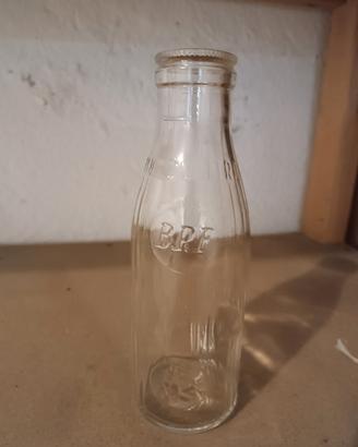 Bottoglie latte vintage originali anni '60