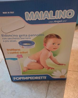 Bidoncino Getta Pannolini Maialino Foppapedretti