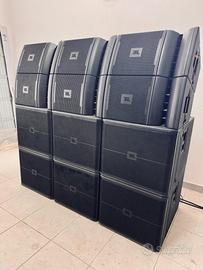 IMPIANTO AUDIO PROFESSIONALE JBL VRX – COMPLETO