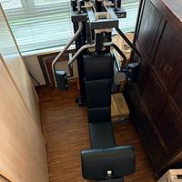 technogym unica + cyclette spinning+ panca per add