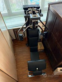 technogym unica + cyclette spinning+ panca per add