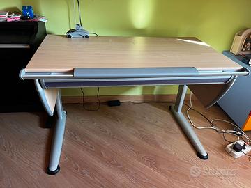 Scrivania Moll Ergonomica e lampada Moll