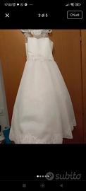 vestito per 1 comunione da sposina