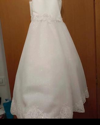 vestito per 1 comunione da sposina