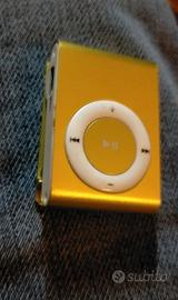lettore MP3 color oro a clip