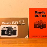 Libretti Minolta SR‑T 101 istruzioni originali