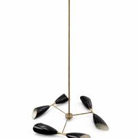 Lampadario stile Stillnovo anni 60 70 Mid Century