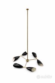 Lampadario stile Stillnovo anni 60 70 Mid Century