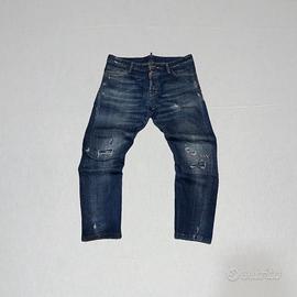 Jeans Dsquared2 Blu Scuro con Strappi - Tg48IT #15
