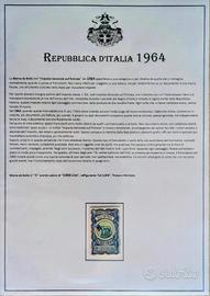 🇮🇹 lotti francobolli, questo anno 1964