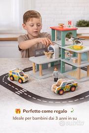 Gioco Ospedale in legno 24 pezzi 3+ anni