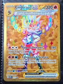 Carta Pokemon Cinderace Ex Gold Promo Italiano