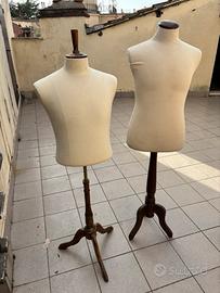Coppia di manichini sartoriali