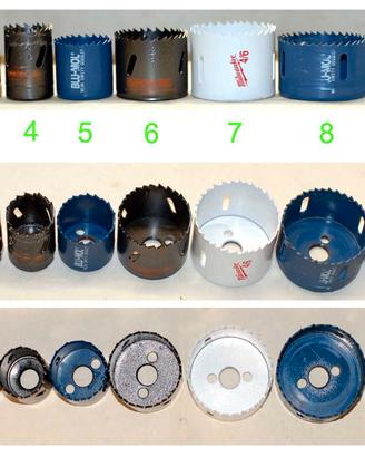 Seghe a tazza - Frese ed alberini (a scelta)