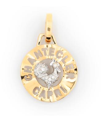 Ciondolo Chantecler in Oro con Diamanti