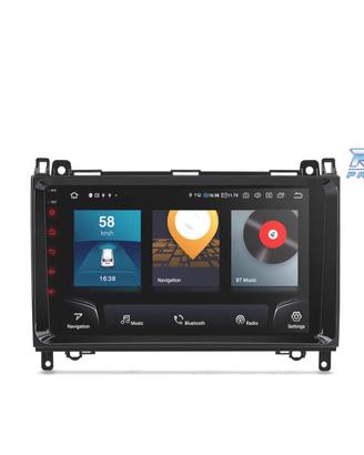 RADIO GPS ANDROID 13 MERCEDES-BENZ W639 9" QUALCO
