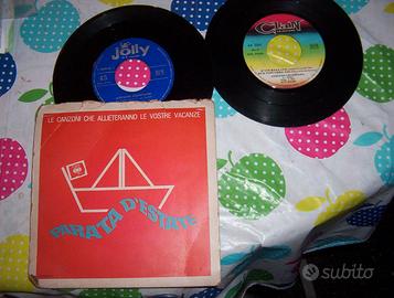 2 DISCHI VINILE 45 GIRI ADRIANO CELENTANO