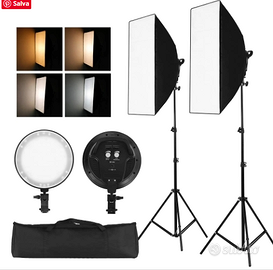 Kit luci per studio fotografico