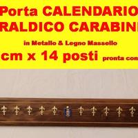 CARABINIERI Porta CALENDARIO 90x14 ARALDICO metall