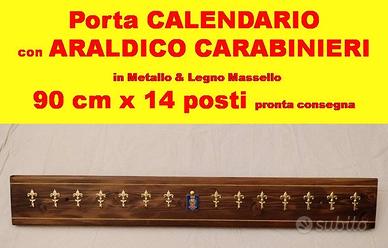 CARABINIERI Porta CALENDARIO 90x14 ARALDICO metall