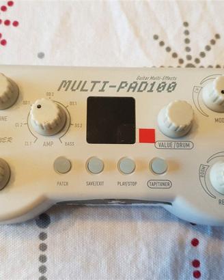 multi pad multi effetti per chitarra e basso