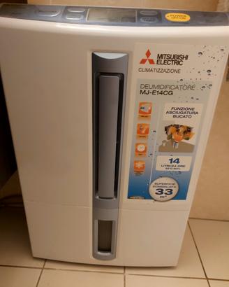 Deumidificatore mitsubishi mj-e14cg 14 litri