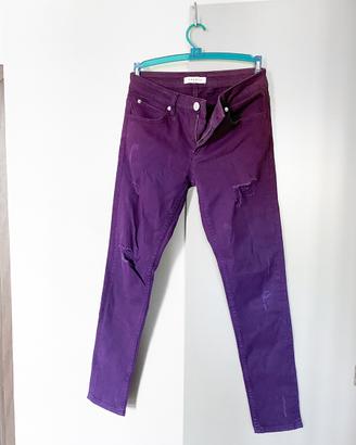 Jeans da donna Sandro Paris viola