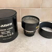 Canon Lens EX 95mm 1:3.5 mad ein Japan