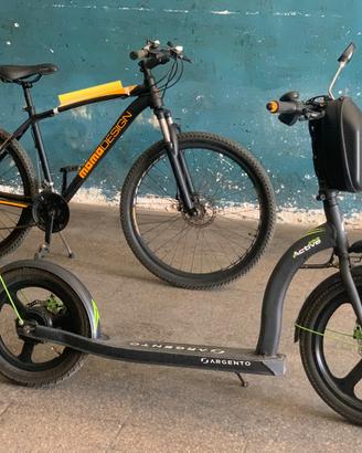 Monopattino ruote alte + Bicicletta Momo Design