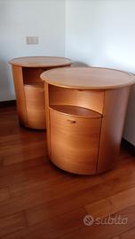 Comodini in noce Poliform