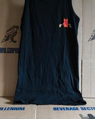 Canotta da donna Estiva, Sport, Casual; nera