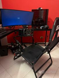 Postazione Sim Racing + Fanatec qr2