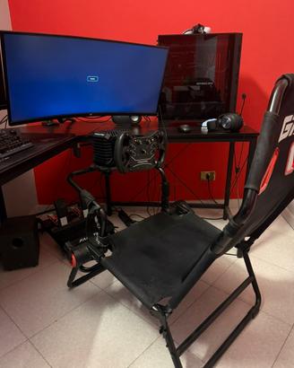 Postazione Sim Racing + Fanatec qr2