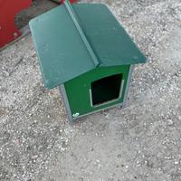 Cuccia cane piccola taglia legno usata