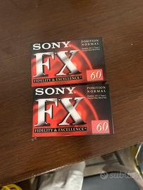 N 2 Audio cassette nuove Sony FX 60 min