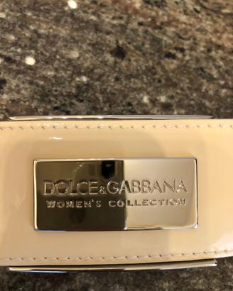 CINTURA DOLCE & GABBANA IN PELLE VERA VERNICIATA