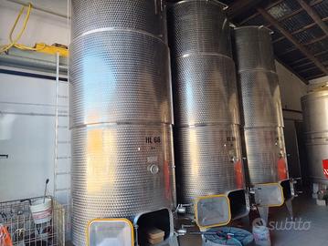 Botti per cantina in cemento e inox