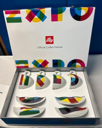 Set 4 Tazzine Cappuccino IllyExpo 2015